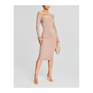 Retrofete 'Irene' Pink Long Sleeve Dress Size S - NWT